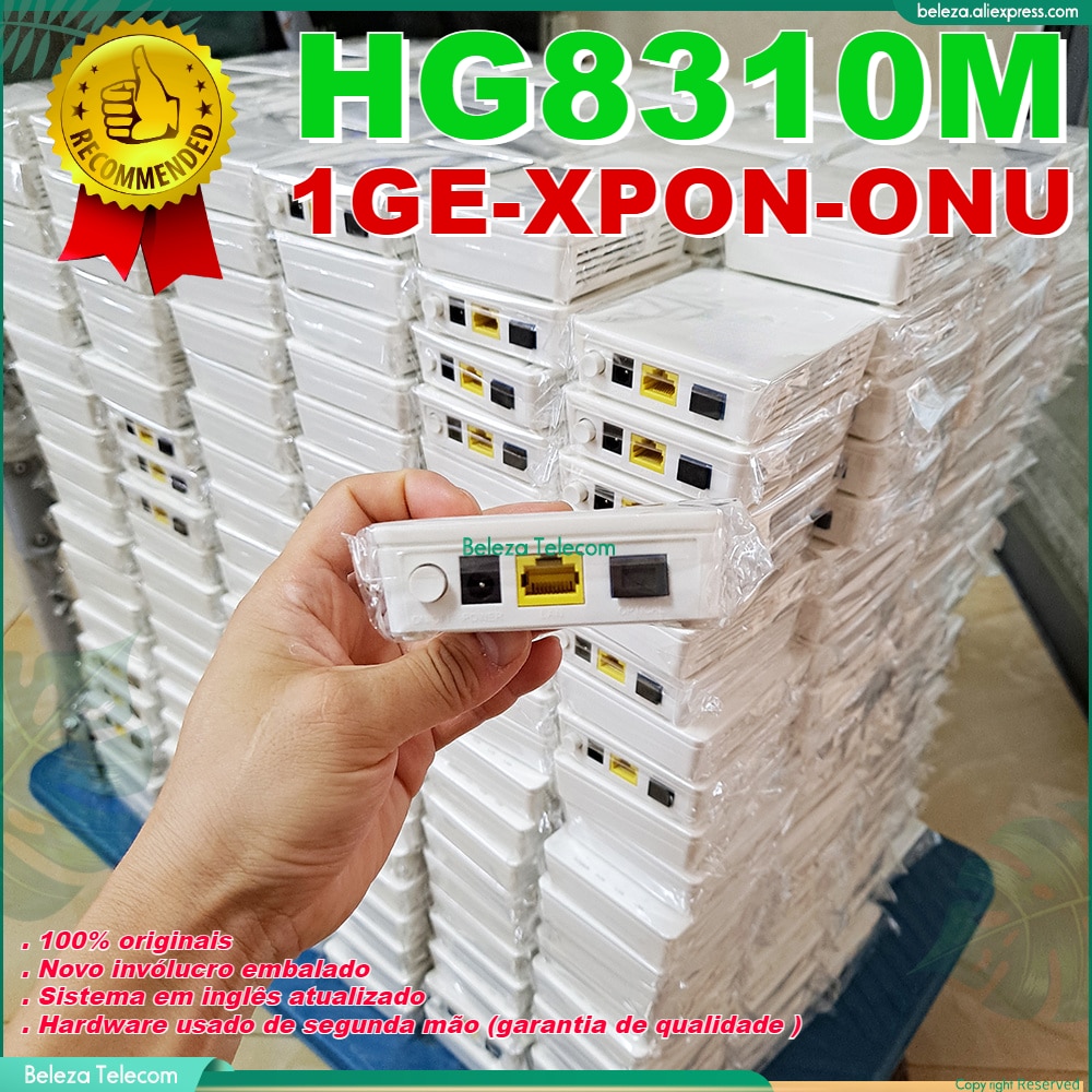 100%  HG8310M 1GE-XPON ONU bridge GXPON GE ONT ο , 缳ġ x1Lan FTTH ߰  ġ, 10 /20 